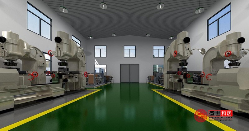 合肥廠房裝修設(shè)計(jì)：電子廠車間地面為什么大多都是綠色？