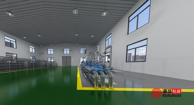 合肥廠房裝修設(shè)計(jì)：電子廠車間地面為什么大多都是綠色？